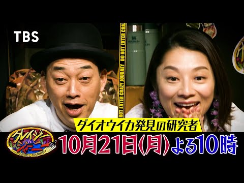 幻の巨大なタコみたいな足のイカを追う！船上＆海底で大捜索旅『クレイジージャーニー』10/21(月)【TBS】