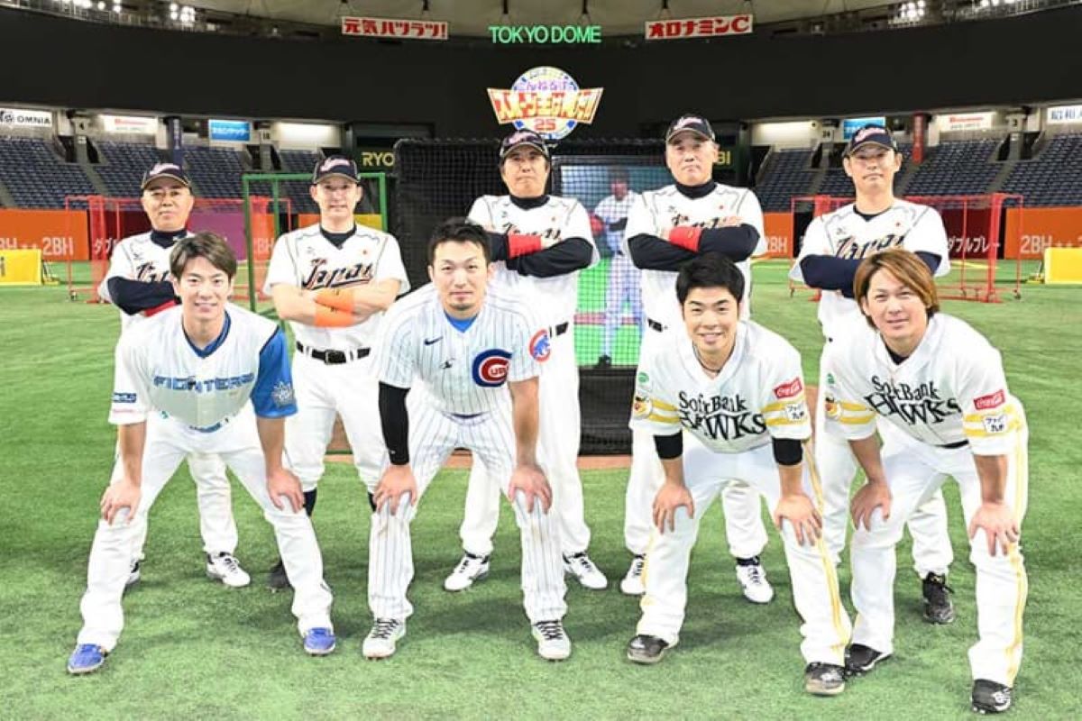 1月2日放送『リアル野球BAN』WBC世界一のチーム侍が対決～鈴木誠也が3年ぶりに参戦